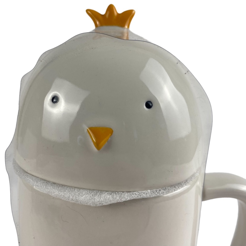 NEW Rae Dunn CHICK MAGNET Mug & Topper - Picture 2 of 6